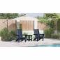 Preview: 3-teiliges Garten-Loungeset Marineblau HDPE, faltbarer Adirondack-Stuhl Marineblau 74,5x80,5x90 cm HDPE, Adirondack-Beistelltisch Marineblau 38x38x46 cm HDPE