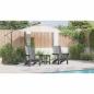 Preview: 3-teiliges Garten-Lounge-Set Hellgrau HDPE, Faltbarer Adirondack-Stuhl Hellgrau 74,5x80,5x90 cm HDPE, Adirondack Beistelltisch Hellgrau 38x38x45 cm HDPE