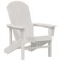Preview: Adirondack Stühle 2 Stück Weiß 74x82x90 cm HDPE, Adirondack Stuhl Weiß 74x82x91 cm HDPE