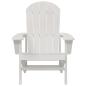 Preview: Adirondack Stühle 2 Stück Weiß 74x82x90 cm HDPE, Adirondack Stuhl Weiß 74x82x91 cm HDPE