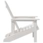 Preview: Adirondack Stühle 2 Stück Weiß 74x82x90 cm HDPE, Adirondack Stuhl Weiß 74x82x91 cm HDPE