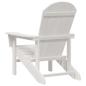 Preview: Adirondack Stühle 2 Stück Weiß 74x82x90 cm HDPE, Adirondack Stuhl Weiß 74x82x91 cm HDPE