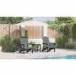 Preview: Adirondack Stühle 2 Stück Hellgrau 74x82x90 cm HDPE, Adirondack Stuhl Hellgrau 74x82x91 cm HDPE