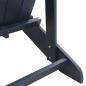 Preview: Adirondack-Stühle mit Fußstützen 2 Stk Marineblau HDPE, Adirondack-Stuhl mit Fußstütze Marineblau HDPE