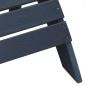 Preview: 3-teiliges Garten-Lounge-Set marineblau HDPE, Adirondack-Stuhl mit Fußstütze marineblau HDPE, Adirondack-Beistelltisch marineblau 38x38x46 cm HDPE