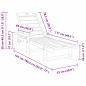 Preview: Sonnenliegen 2 Stk Weiß 162x53x98.5 cm HDPE, Sonnenliege Weiß 53x162x98.5 cm HDPE