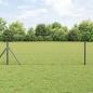 Preview: ARDEBO.de - Bodenmontierter Sechseckzaun 10 x 0,6 m PVC-beschichteter Stahl