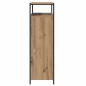 Preview: Schuhschrank mit 4 Klappen-Armen Artisan Eiche 100x34x112 cm