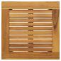 Preview: Garten Beistelltisch 45x45x38 cm Massiv Akazienholz