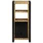Preview: Badezimmer-Wandschrank 40x30x90 cm Aus massivem, rauem Mangoholz
