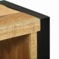 Preview: Badezimmer-Wandschrank 40x30x90 cm Aus massivem, rauem Mangoholz