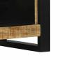 Preview: Badezimmer-Wandschrank 40x30x90 cm Aus massivem, rauem Mangoholz