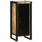 Preview: Badezimmerschrank 40x35x90 cm aus massivem, rauem Mangoholz