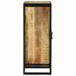 Preview: Badezimmerschrank 40x35x90 cm aus massivem, rauem Mangoholz
