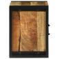 Preview: Badezimmer-Wandschrank 40x30x40 cm Massivholz Grobe Mango