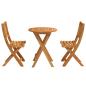 Preview: 3-teiliges Klapp Bistro Set aus massivem Akazienholz