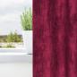 Preview: Velvet Vorhänge 2 Stück mit Ösen Burgunderrot 260x140 cm