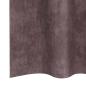 Preview: Braune Samtvorhänge 2 Teile mit Ösen 245x140 cm
