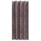 Preview: Samtvorhänge 2 Stück mit Ösen Braun 260x140 cm