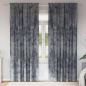 Preview: ARDEBO.de - Samtkurzen 2 Stk mit Stangentaschen Silbergrau 245x140 cm
