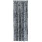 Preview: Samtkurzen 2 Stk mit Stangentaschen Silbergrau 245x140 cm