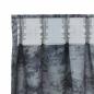 Preview: Samtkurzen 2 Stk mit Stangentaschen Silbergrau 245x140 cm