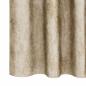 Preview: Veloursvorhänge 2 Stück mit Ösen Creme 140x140 cm