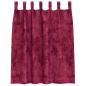 Preview: Samtvorhänge Weinrot Polyester 140 x 140 cm Dekorative Intarsien