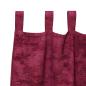Preview: Samtvorhänge Weinrot Polyester 140 x 140 cm Dekorative Intarsien