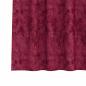 Preview: Samtvorhänge Weinrot Polyester 140 x 140 cm Dekorative Intarsien