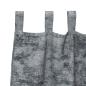 Preview: Velours Vorhänge 2 Stück mit Ösen Silbergrau 260x140 cm