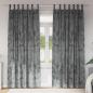 Preview: ARDEBO.de - Samtvorhänge 2 Stück mit Ösen Grau 260x140 cm