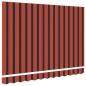 Preview: Markisen-Ersatzmaterial für 3.5x2 m Rahmen Buntgestreift