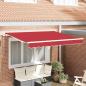 Preview: ARDEBO.de - Markisenersatzstoff für 300 x 250 cm Rahmen Rot
