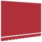 Preview: Markisenersatzstoff für 300 x 250 cm Rahmen Rot