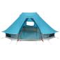Preview: Familienzelt Tipi Blau 6-Personen wasserdicht
