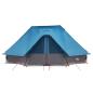 Preview: Familienzelt Tipi Blau für 10 Personen wasserfest