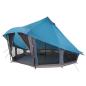 Preview: Familienzelt Tipi Blau 10-Personen wasserdicht
