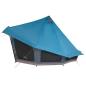 Preview: Familienzelt Tipi Blau 10-Personen wasserdicht