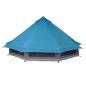 Preview: Familienzelt Tipi Blau 10-Personen wasserdicht