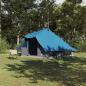 Preview: ARDEBO.de - Tipi Zelt 8 Personen Blau Taft
