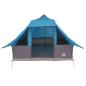 Preview: Tipi Zelt 8 Personen Blau Taft