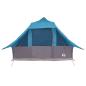 Preview: Familienzelt Tipi Blau 10-Personen Wasserdicht