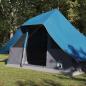 Preview: Familienzelt Tipi Blau 10-Personen Wasserdicht