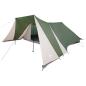 Preview: Familienzelt mit erweiterter Veranda grün für 12 Personen, wasserdicht