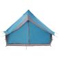 Preview: Familienzelt Tipi Blau 8-Personen wasserdicht