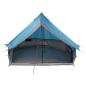Preview: Familienzelt Tipi Blau 8-Personen wasserdicht