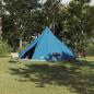 Preview: ARDEBO.de - Familienzelt Tipi Blau 12-Personen Wasserfest