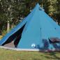 Preview: Familienzelt Tipi Blau 12-Personen Wasserfest