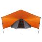 Preview: Familienzelt Tipi Grau und Orange 12-Personen Wasserdicht